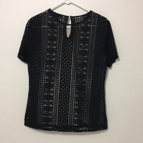 Banana Republic Black Lace Shirt - Picture 2 of 7